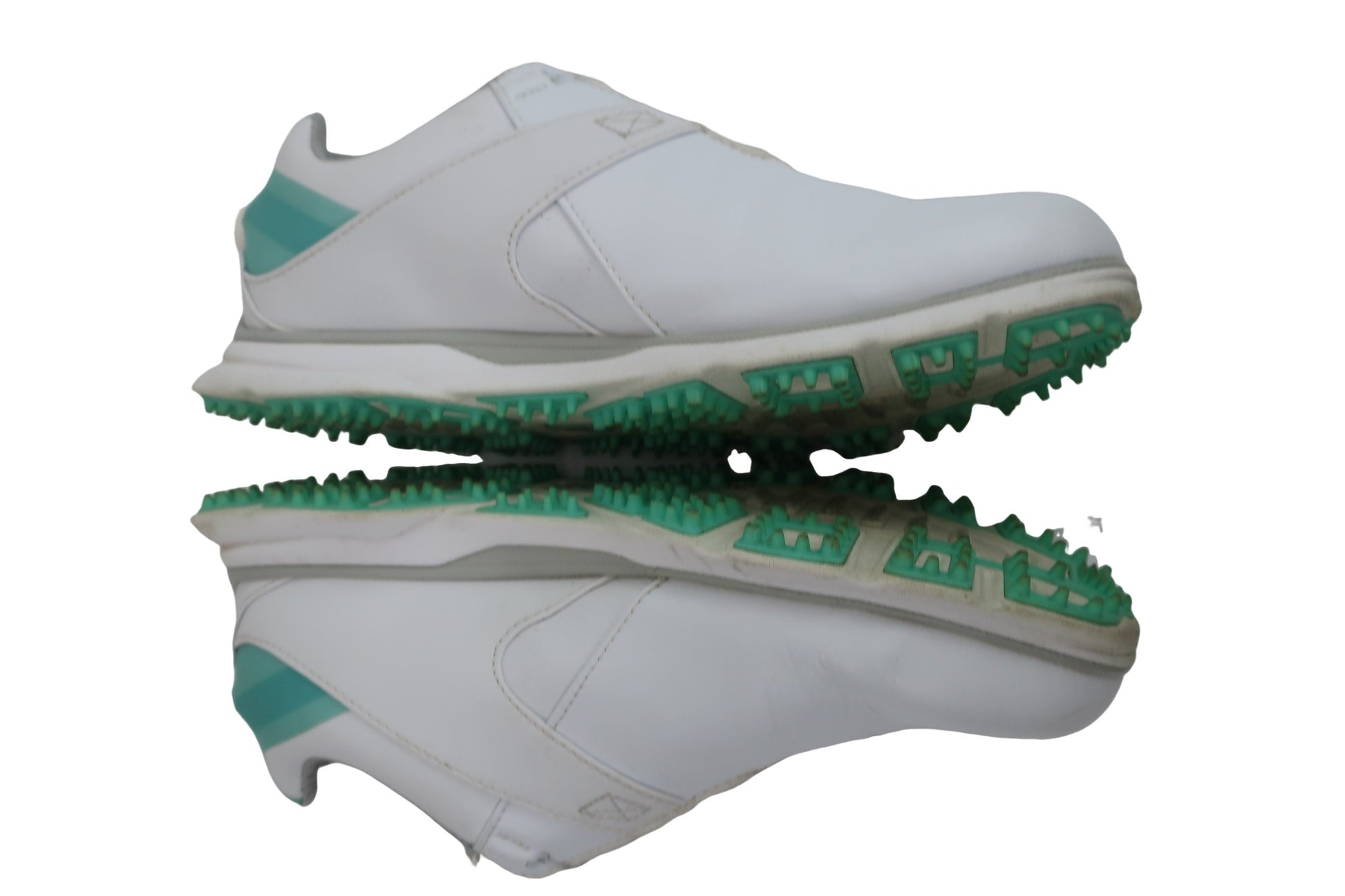 FOOTJOY(フットジョイ) ダイヤル式スパイクレスゴルフシューズ 白ミントグリーン レディース 24.0cm 98127J A-4