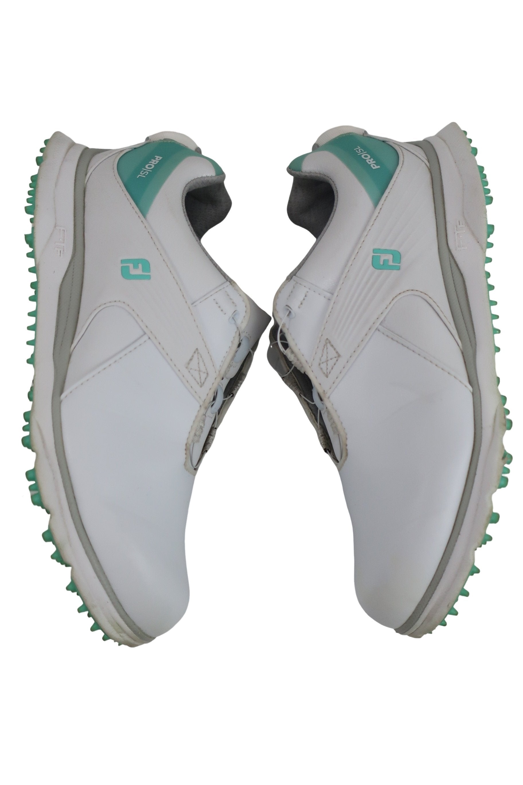 FOOTJOY(フットジョイ) ダイヤル式スパイクレスゴルフシューズ 白ミントグリーン レディース 24.0cm 98127J A-5