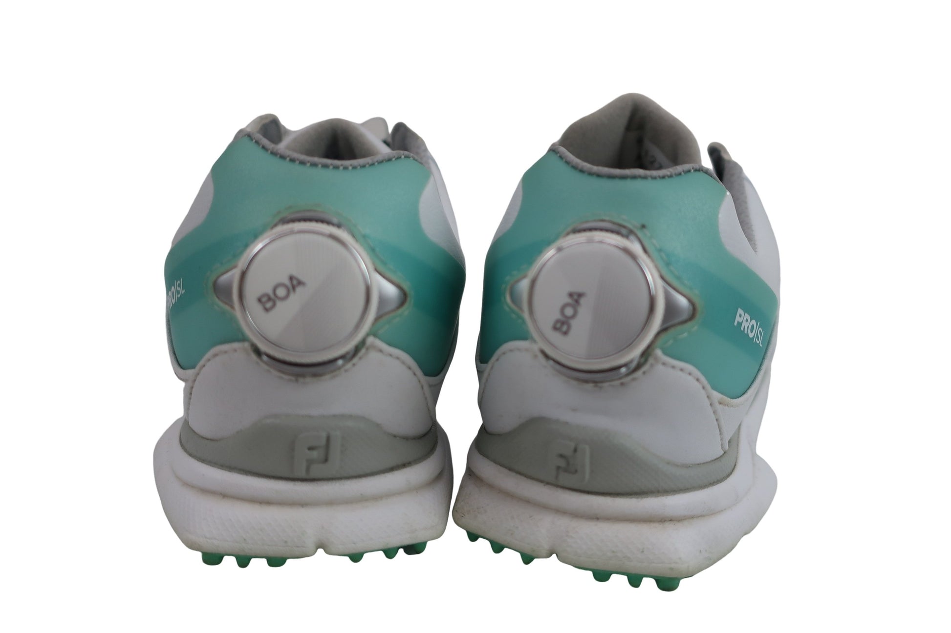 FOOTJOY(フットジョイ) ダイヤル式スパイクレスゴルフシューズ 白ミントグリーン レディース 24.0cm 98127J A-6