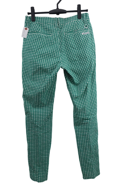 Jack Bunny(ジャックバニー) パンツ 緑白ギンガムチェック レディース 2 263-9131408 B-4