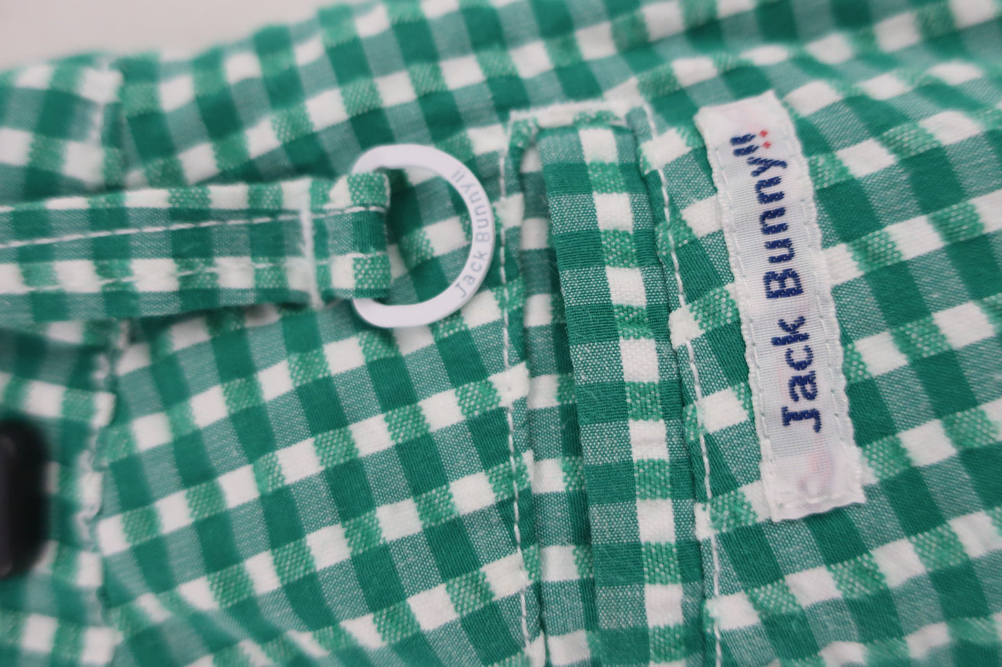 Jack Bunny(ジャックバニー) パンツ 緑白ギンガムチェック レディース 2 263-9131408 B-5