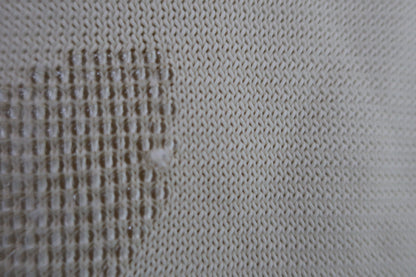 Munsingwear(マンシングウェア) 半袖ニットモックネックシャツ ベージュ レディース L A-3