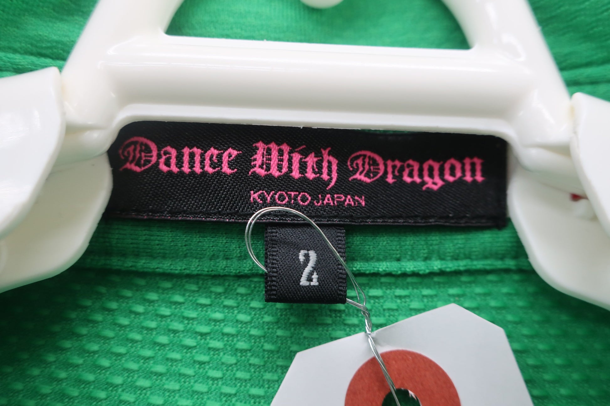 Dance With Dragon(ダンスウィズドラゴン) 半袖ポロシャツ 緑 レディース 2 D2-175304 A-3