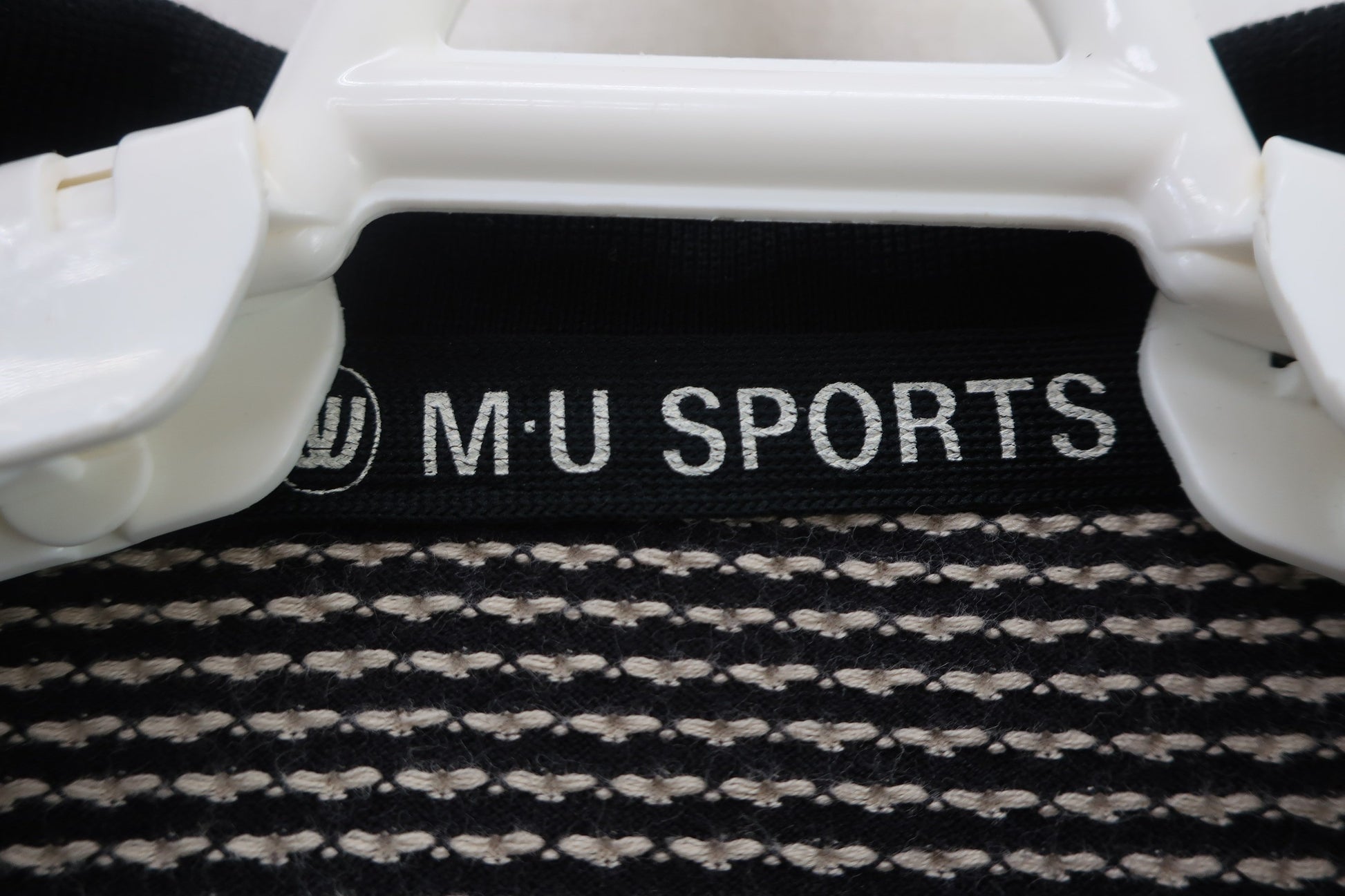M.U SPORTS(エムユースポーツ) 半袖ポロシャツ 濃茶ベージュドット レディース 40 B-3