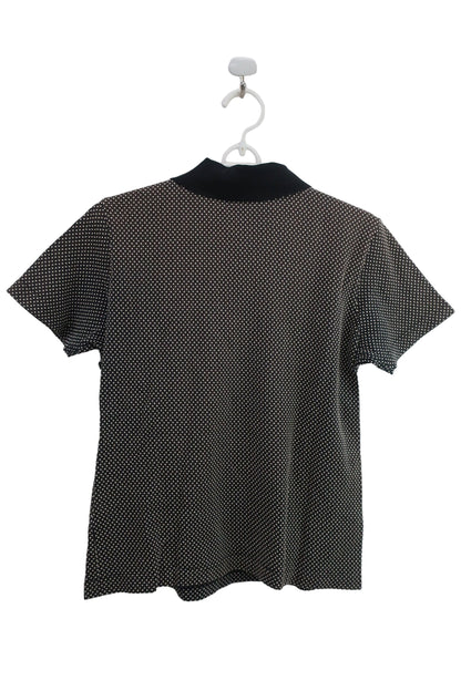 M.U SPORTS(エムユースポーツ) 半袖ポロシャツ 濃茶ベージュドット レディース 40 B-4