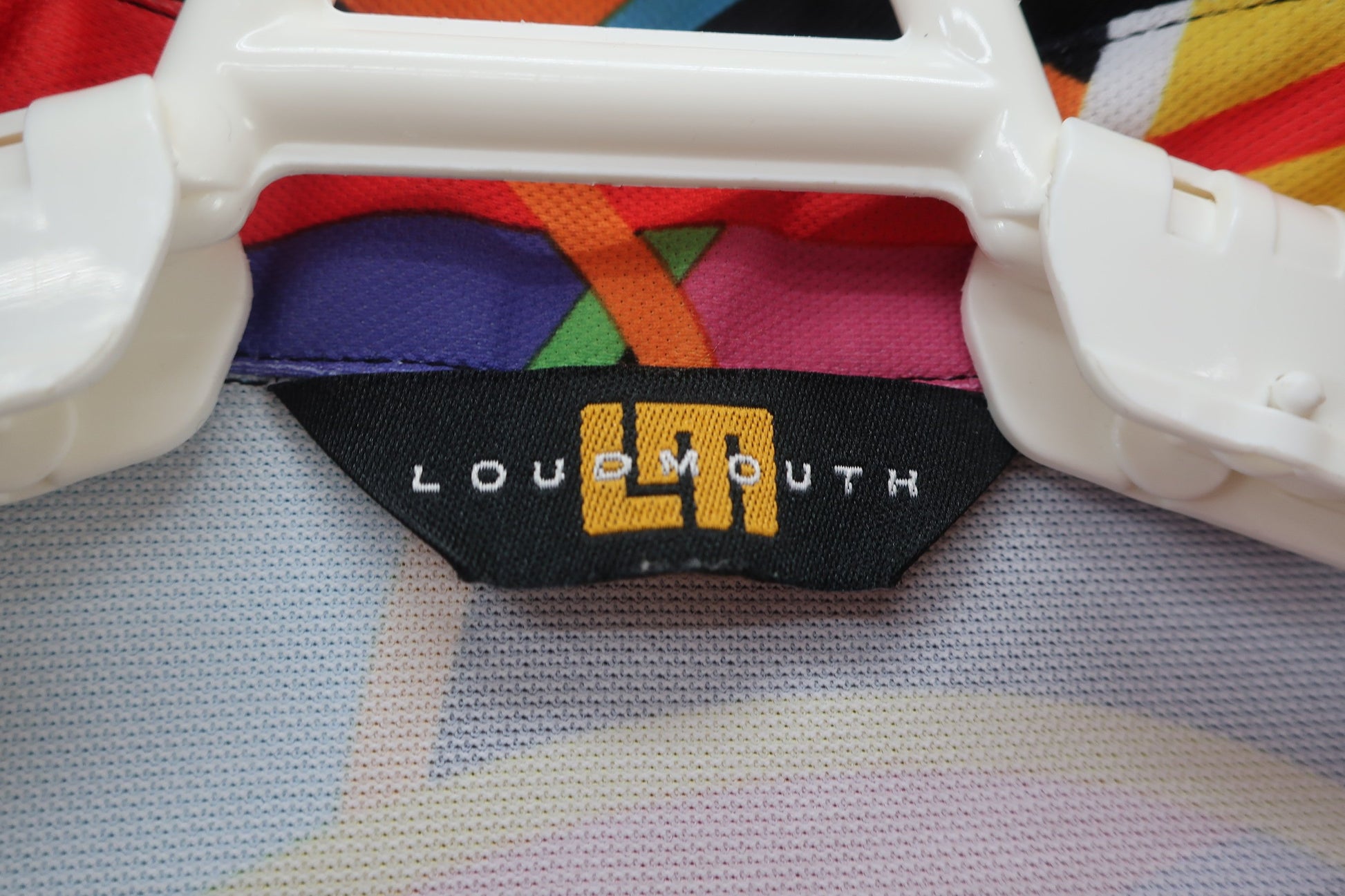 LOUDMOUTH(ラウドマウス) 半袖ポロシャツ カラフル総柄 レディース L ML767659 A-4