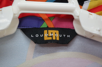 LOUDMOUTH(ラウドマウス) 半袖ポロシャツ カラフル総柄 レディース L ML767659 A-4