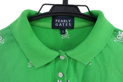 PEARLY GATES(パーリーゲイツ) 半袖ポロシャツ 緑 レディース 2 055-160403 B-3