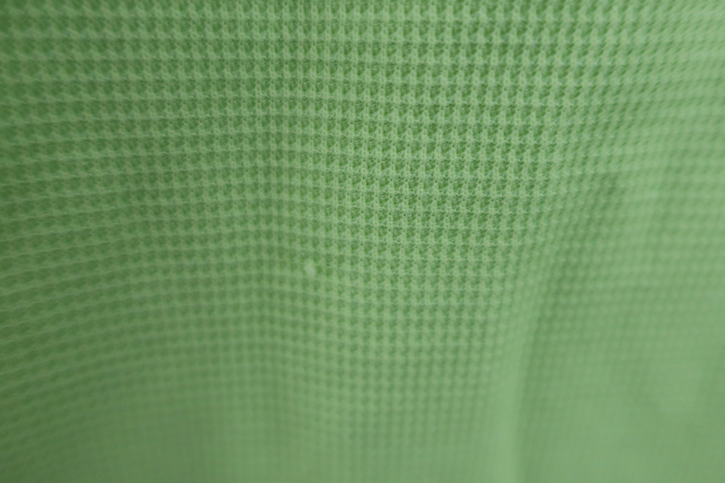 Munsingwear(マンシングウェア) 半袖ハーフジップシャツ 黄緑 レディース L B-4