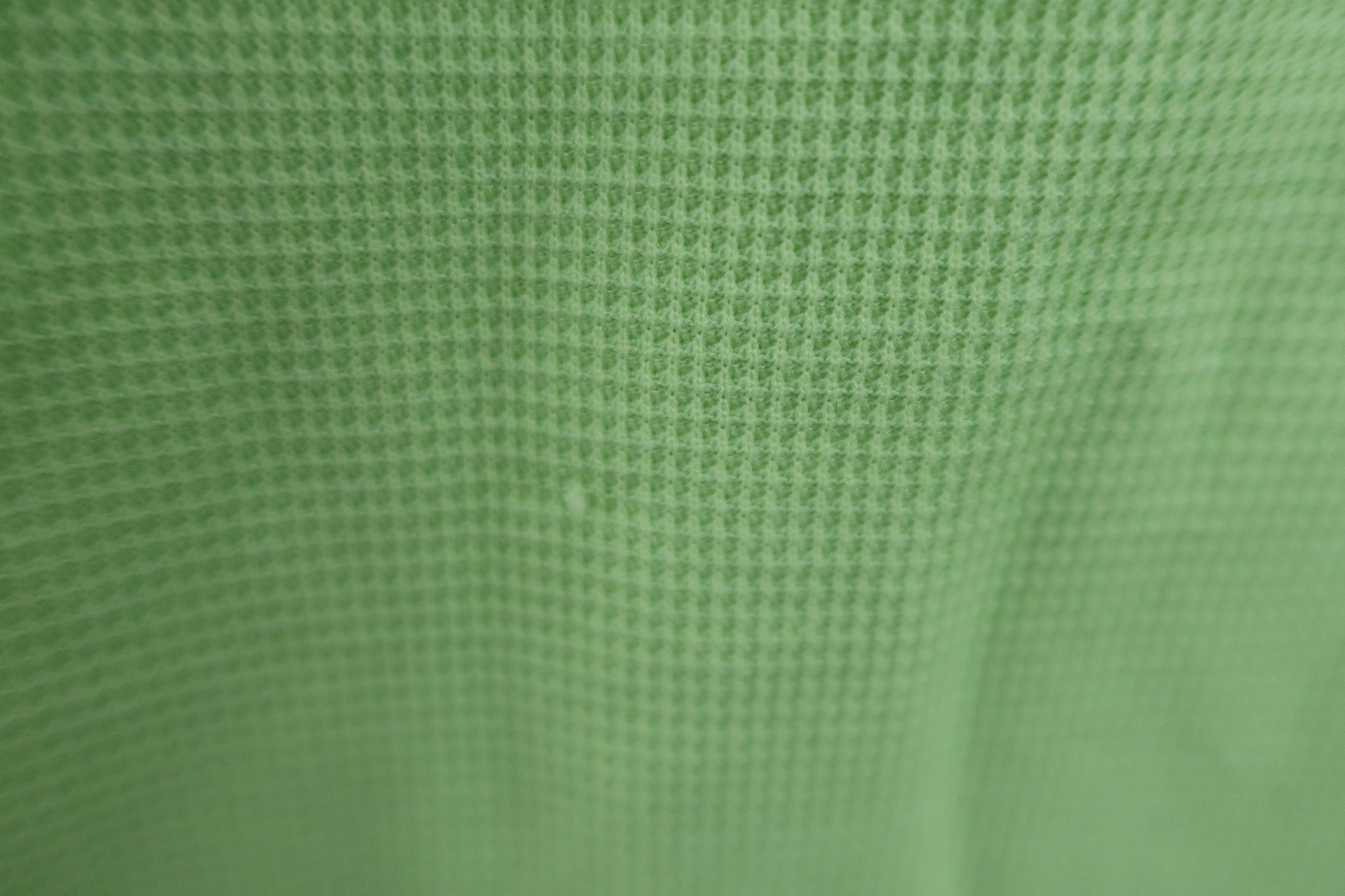 Munsingwear(マンシングウェア) 半袖ハーフジップシャツ 黄緑 レディース L B-4