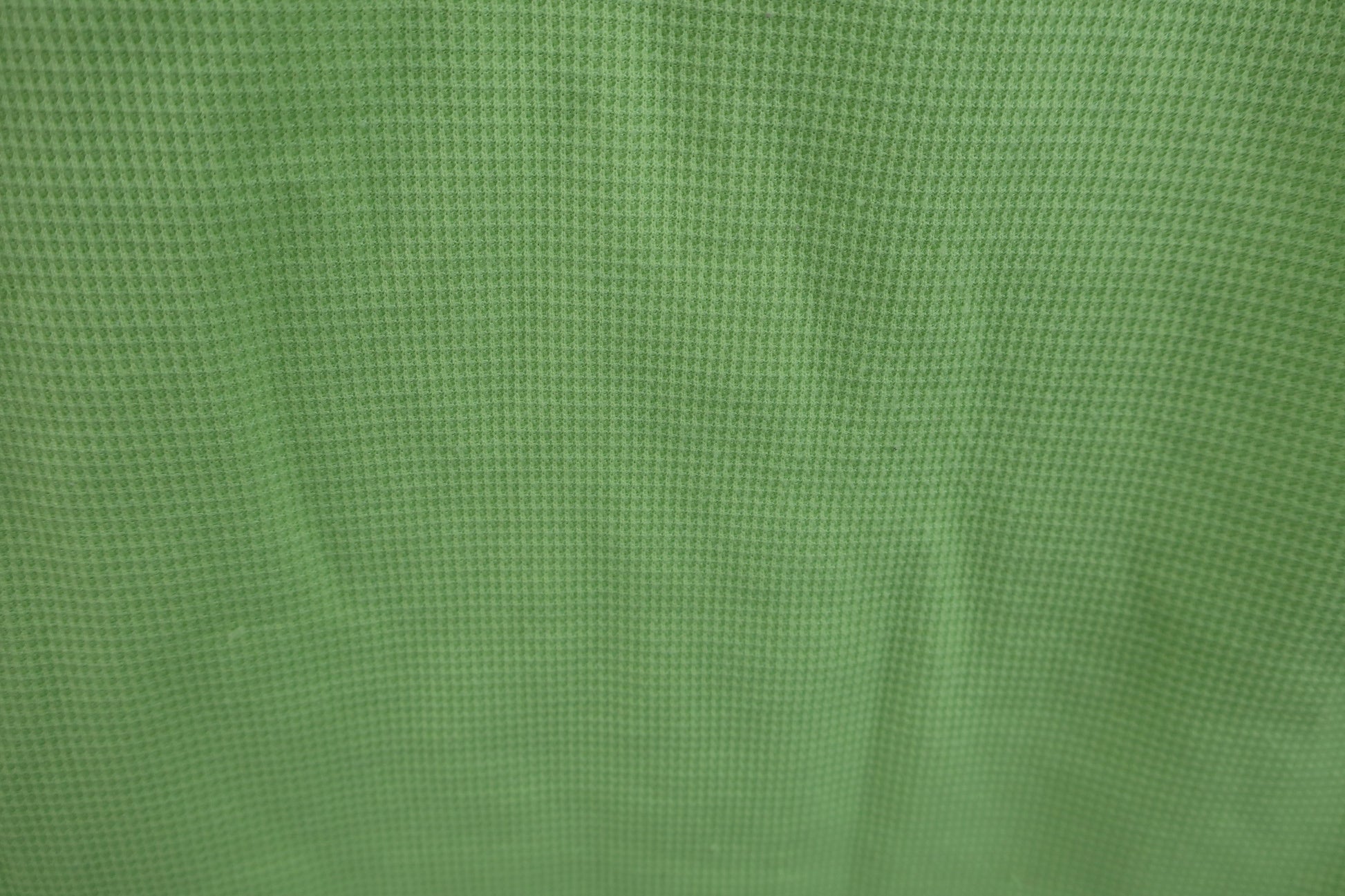 Munsingwear(マンシングウェア) 半袖ハーフジップシャツ 黄緑 レディース L B-5