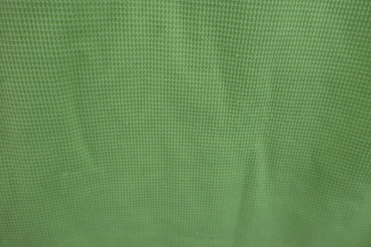 Munsingwear(マンシングウェア) 半袖ハーフジップシャツ 黄緑 レディース L B-5