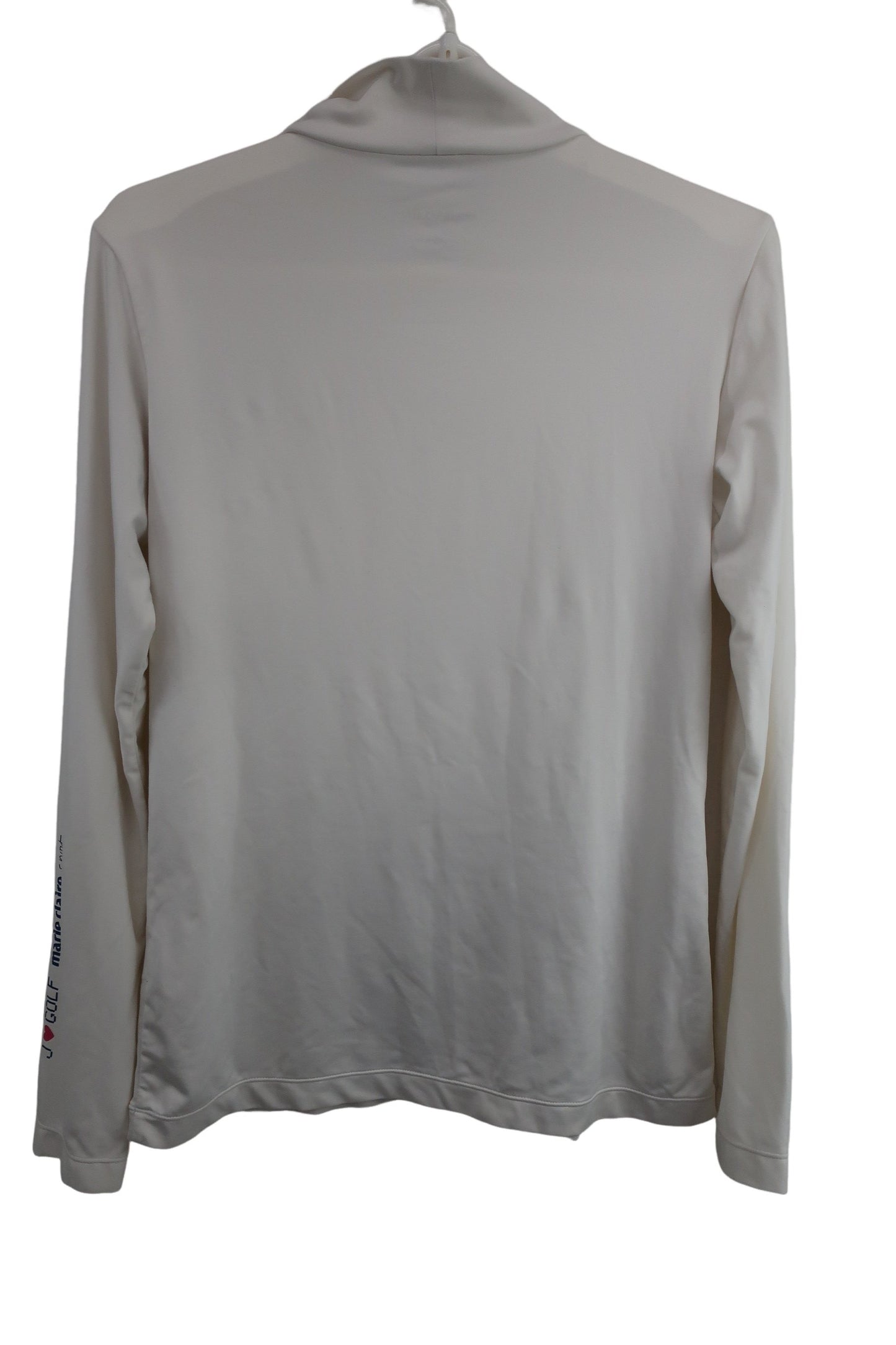 marie claire sport(マリ・クレール・スポーツ) モックネックシャツ 白 レディース L B-7