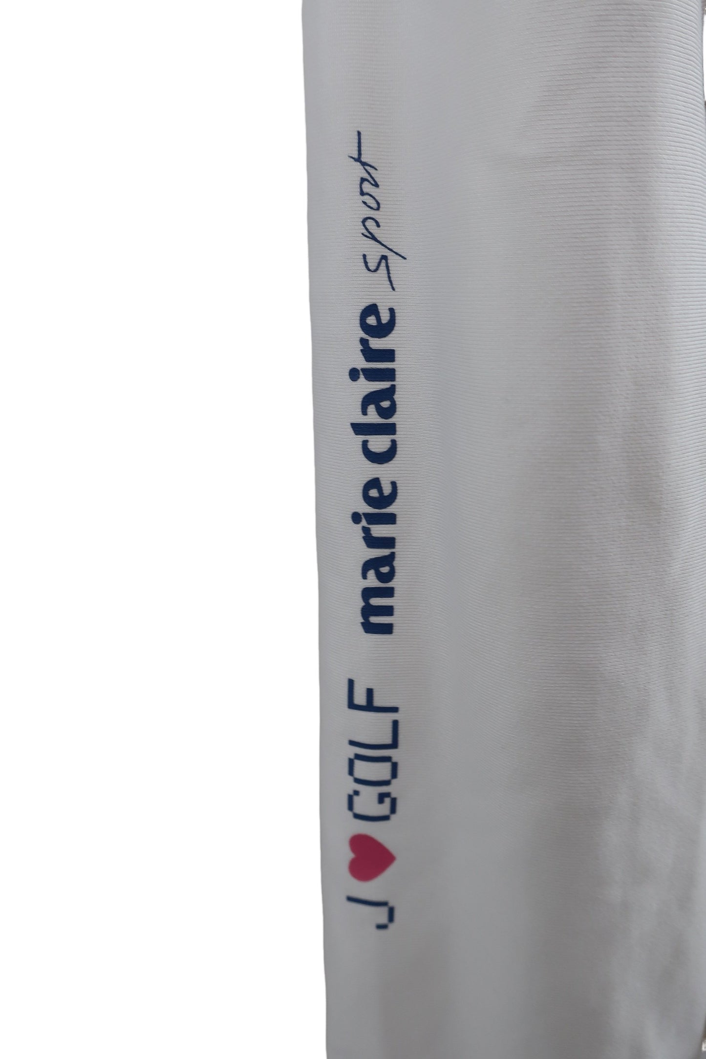 marie claire sport(マリ・クレール・スポーツ) モックネックシャツ 白 レディース L B-8