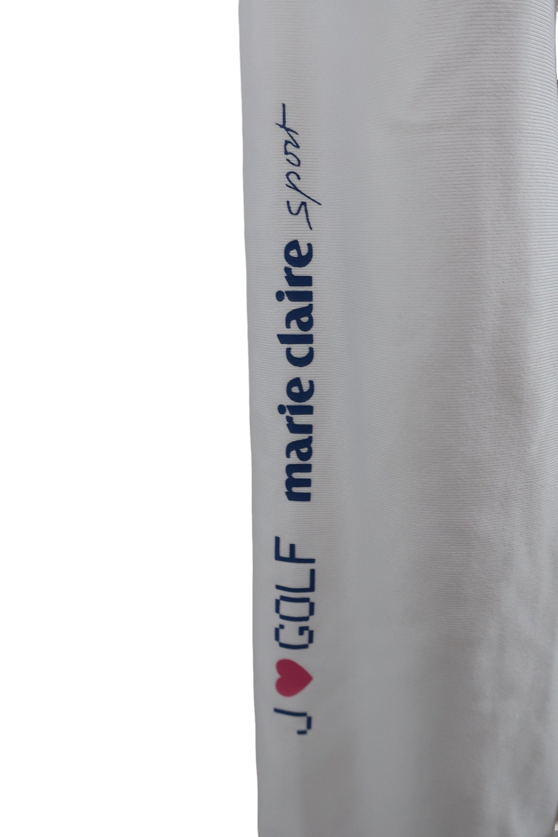 marie claire sport(マリ・クレール・スポーツ) モックネックシャツ 白 レディース L B-8