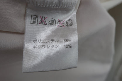 marie claire sport(マリ・クレール・スポーツ) モックネックシャツ 白 レディース L B-9