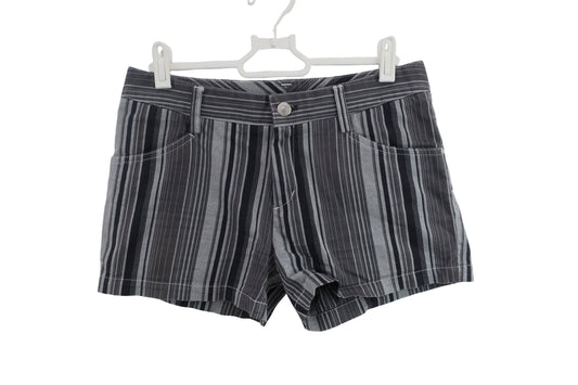 adidas(アディダス) ショートパンツ グレー黒ストライプ レディース M A-1