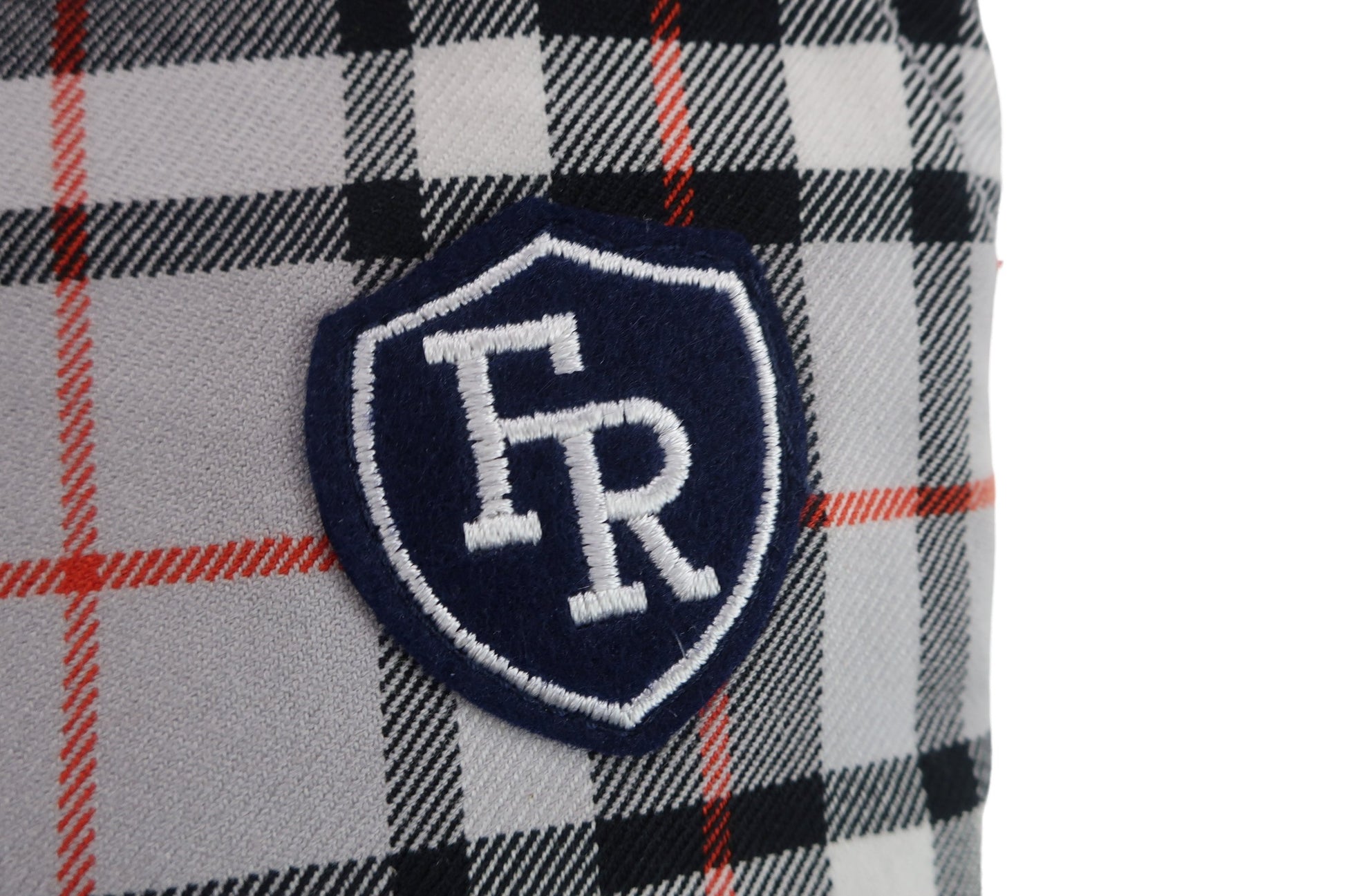 le coq sportif(ルコックスポルティフ) パンツ グレー黒オレンジチェック レディース 7 N-3