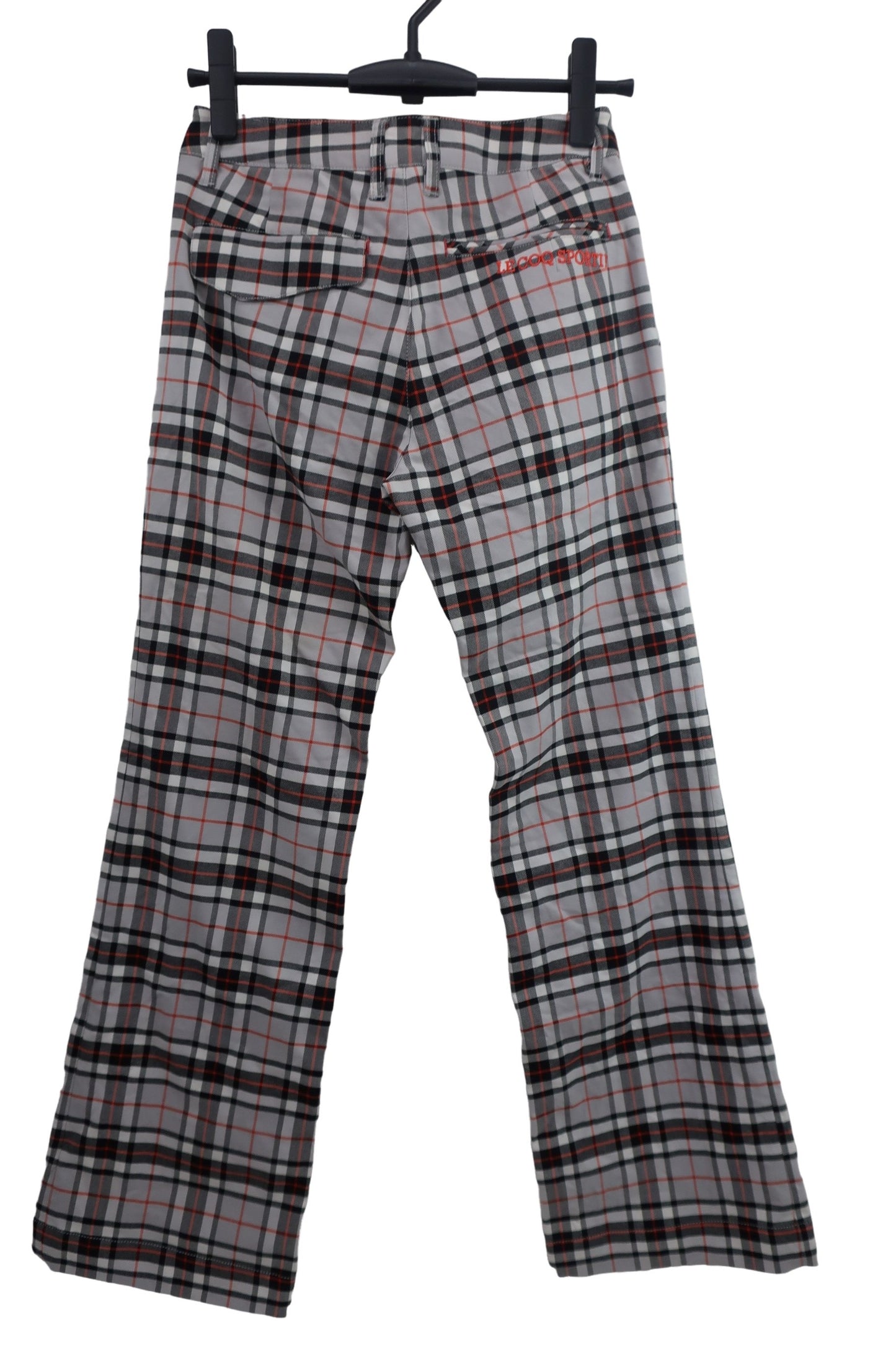le coq sportif(ルコックスポルティフ) パンツ グレー黒オレンジチェック レディース 7 N-7