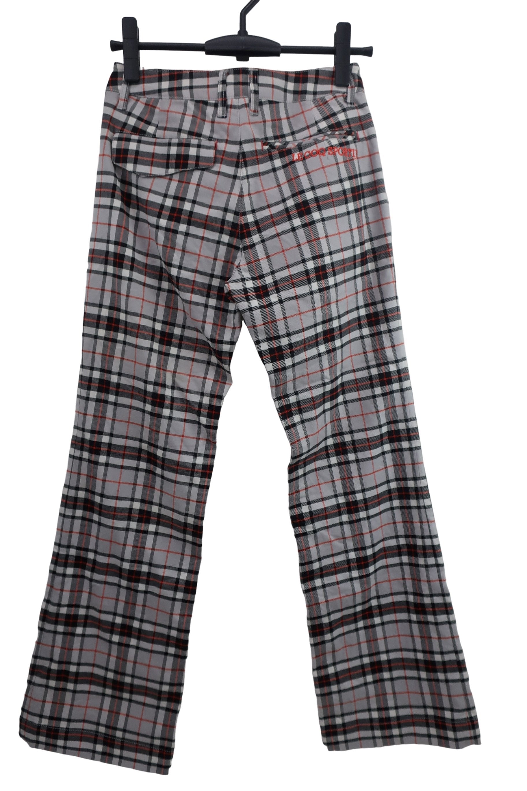le coq sportif(ルコックスポルティフ) パンツ グレー黒オレンジチェック レディース 7 N-7