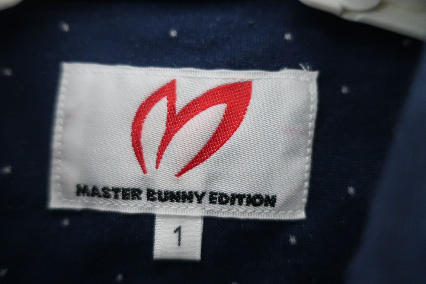 MASTER BUNNY EDITION(マスターバニーエディション) 半袖ポロシャツ ネイビー白ドット レディース 1 B-3