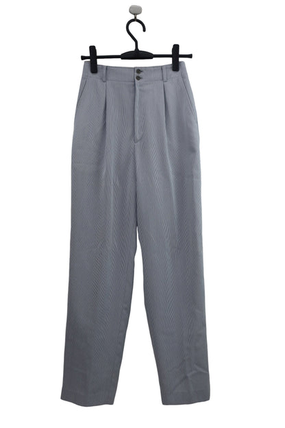 M.U SPORTS(エムユースポーツ) パンツ ネイビーストライプ レディース 42 B-1