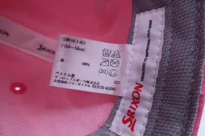 SRIXON(スリクソン) キャップ 白ピンク レディース F(54~58cm) A-8