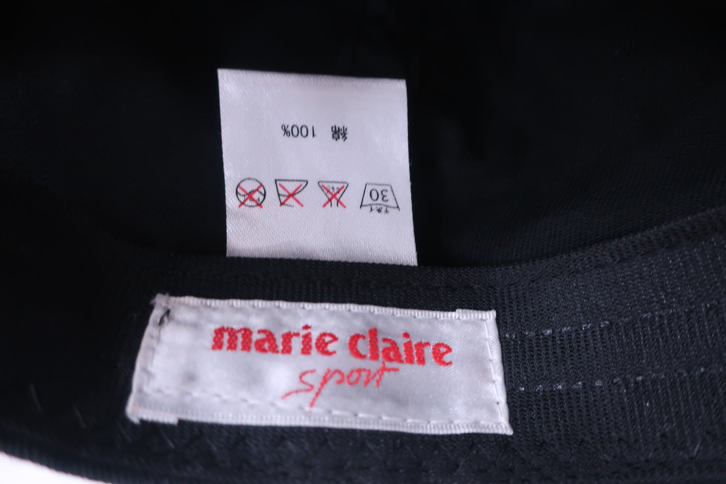 marie claire sport(マリ・クレール・スポーツ) キャップ 黒 レディース F B-7