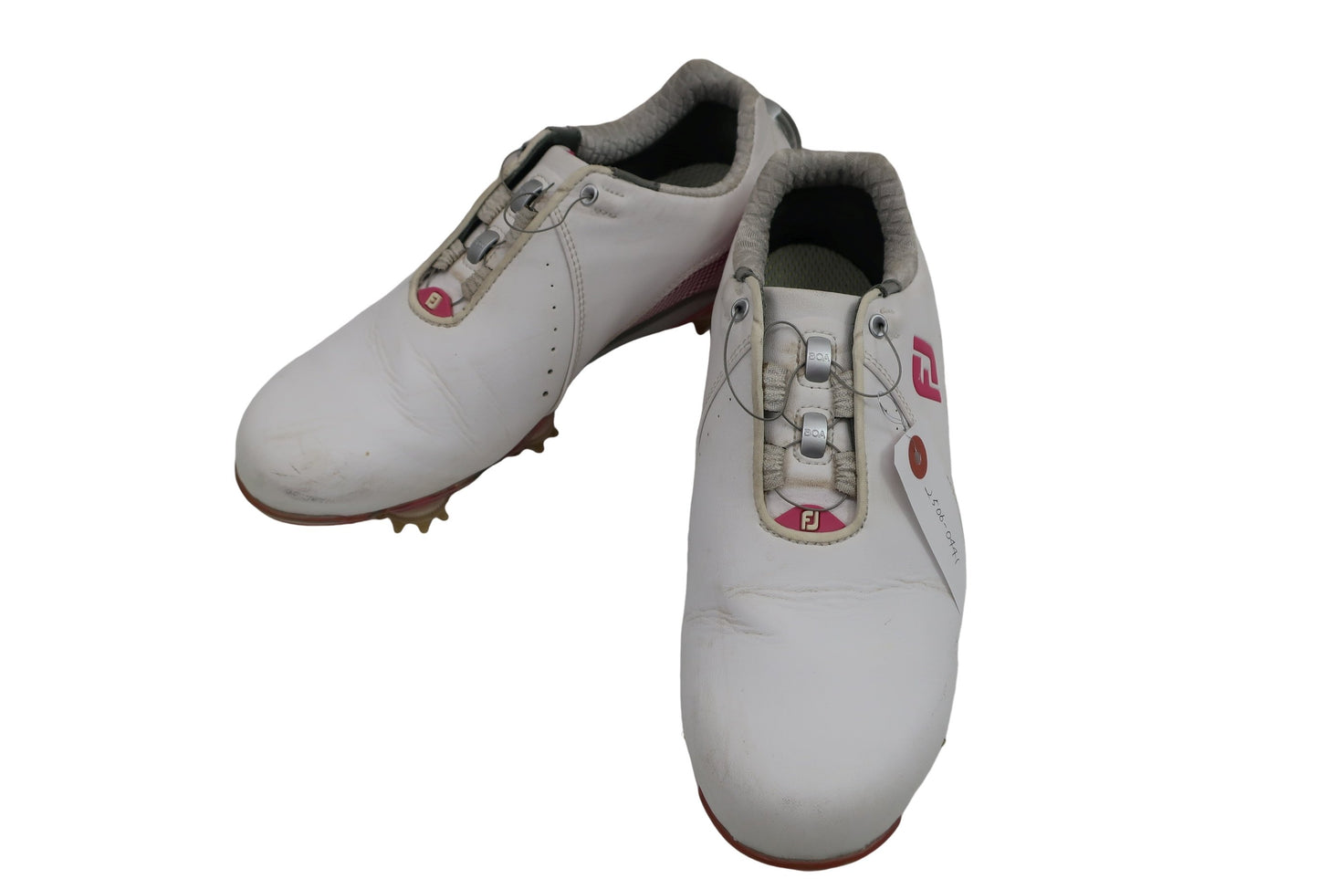 FOOTJOY(フットジョイ) ダイヤル式スパイクゴルフシューズ 白 レディース 24cm C-1