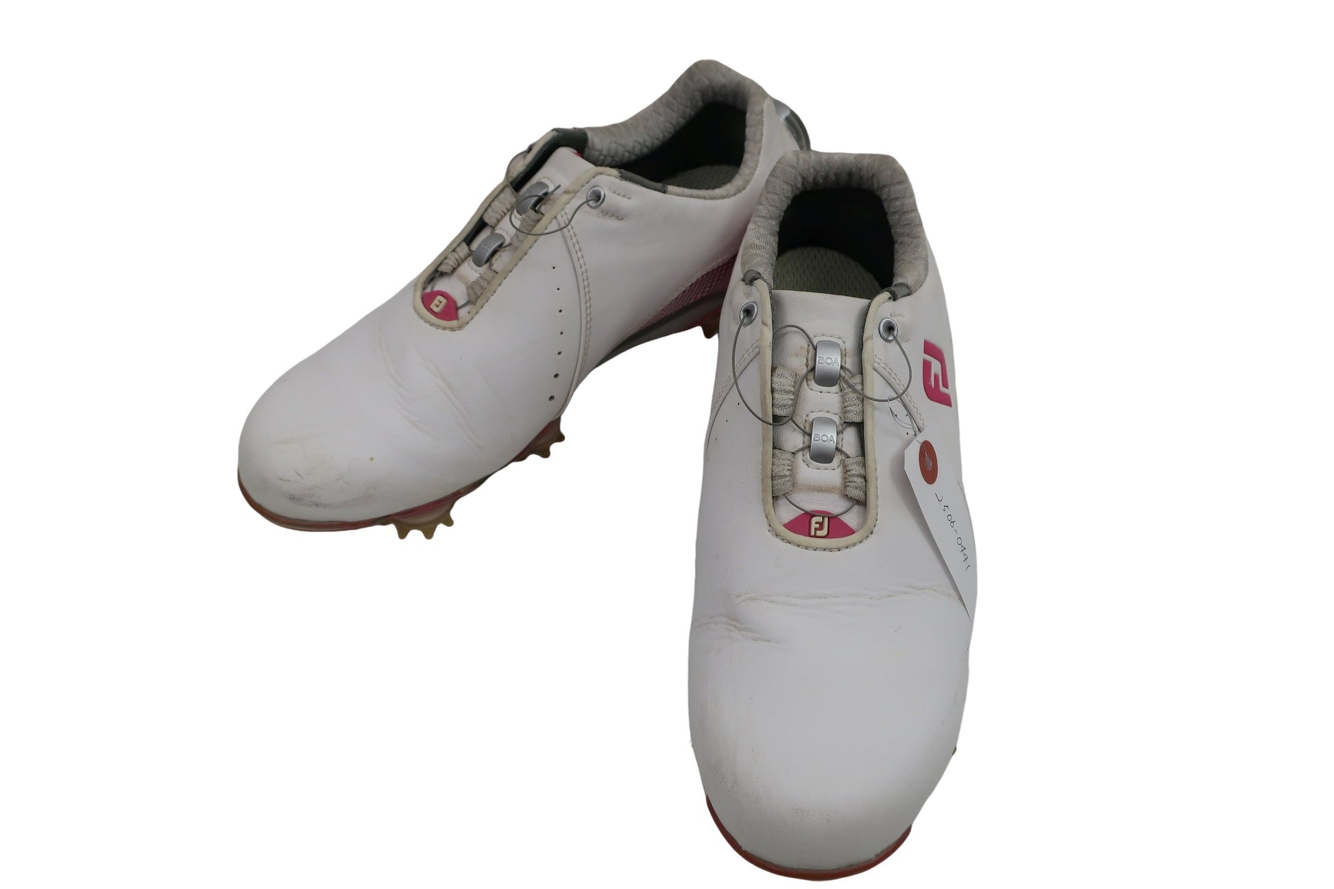 FOOTJOY(フットジョイ) ダイヤル式スパイクゴルフシューズ 白 レディース 24cm C-1