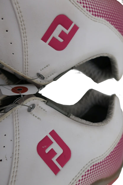 FOOTJOY(フットジョイ) ダイヤル式スパイクゴルフシューズ 白 レディース 24cm C-6