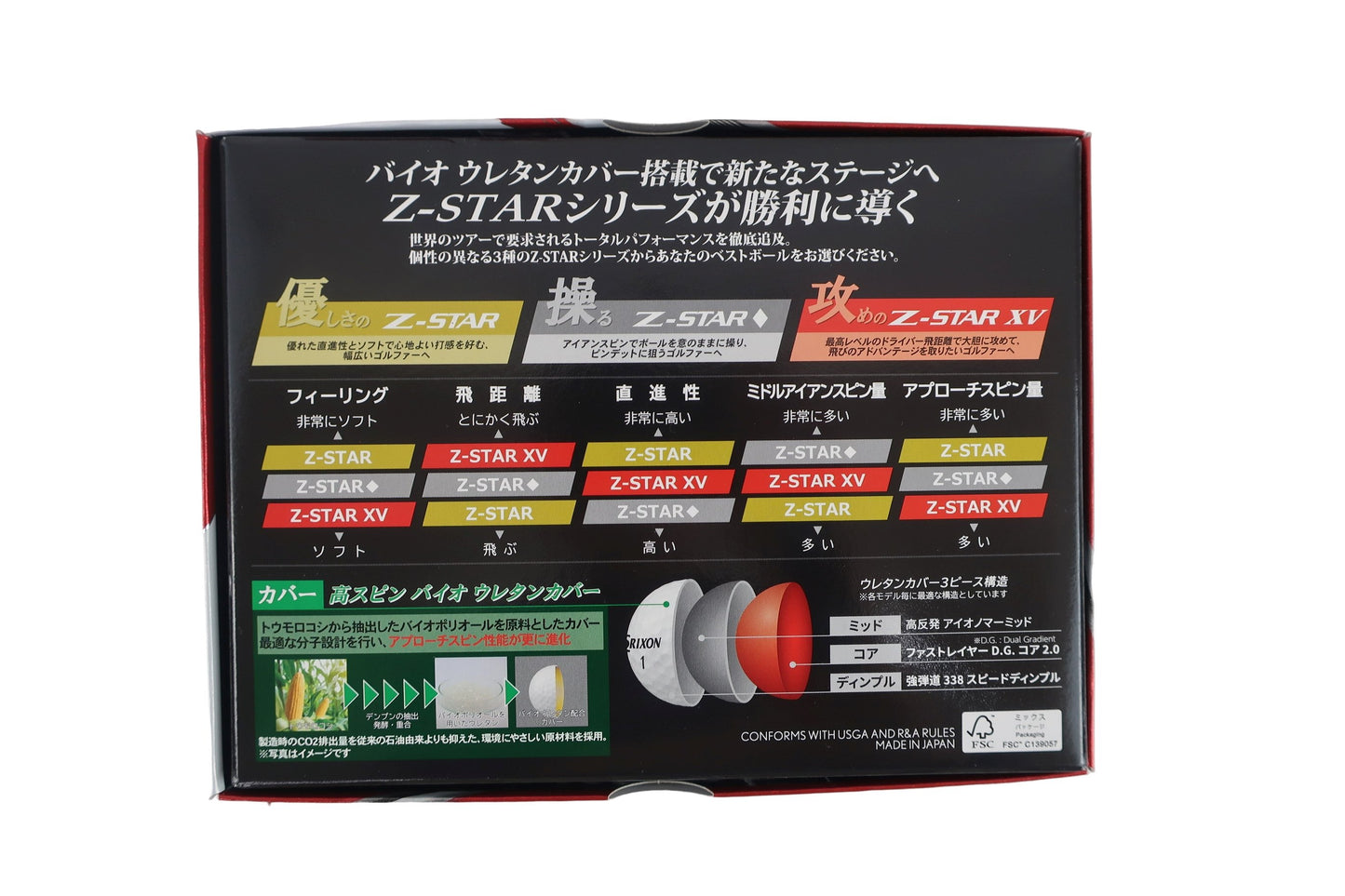 SRIXON(スリクソン) ゴルフボール 白 2ダース Z-STAR XV 2025年モデル N-3