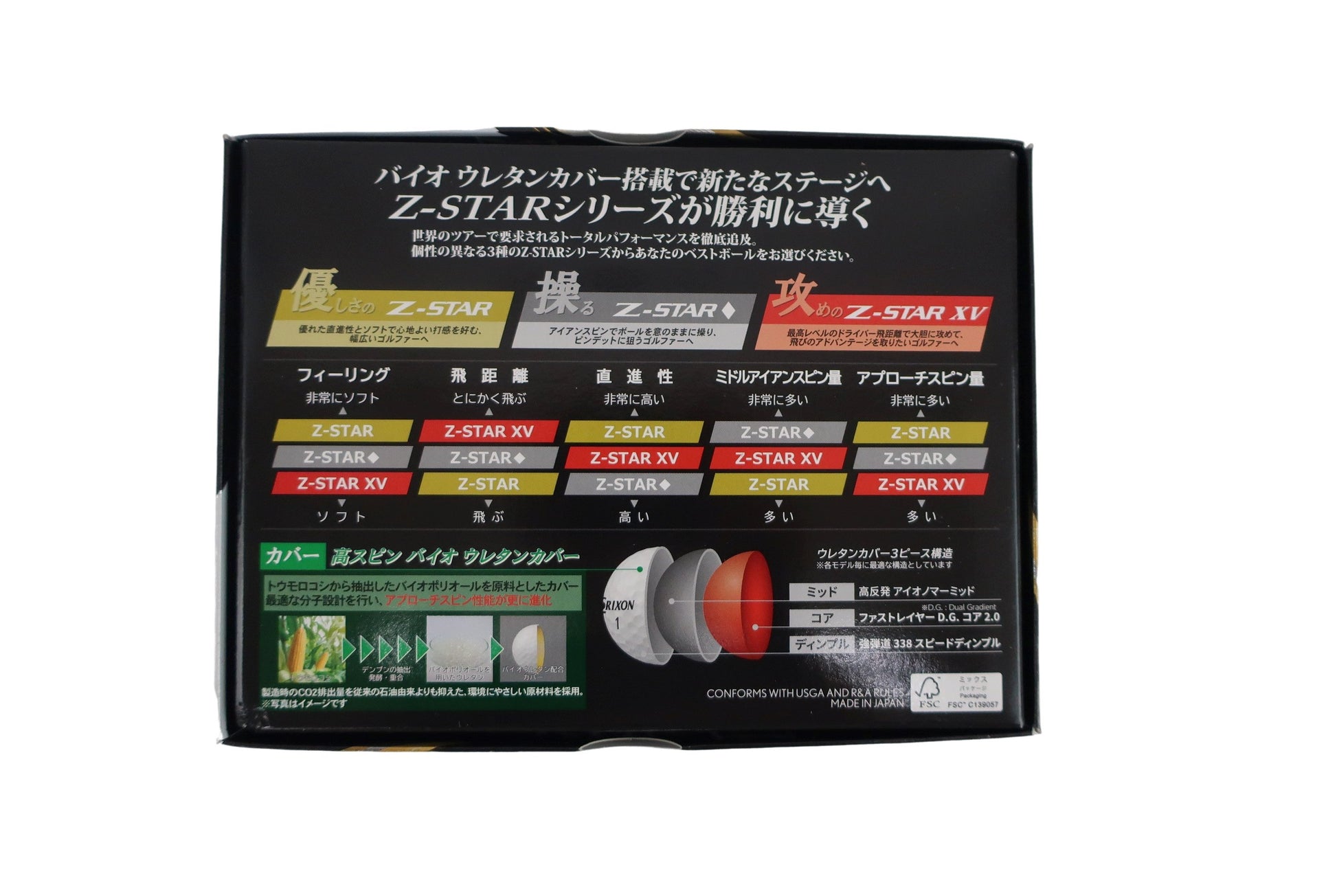 SRIXON(スリクソン) ゴルフボール 白 1ダース Z-STAR 2025年モデル N-3