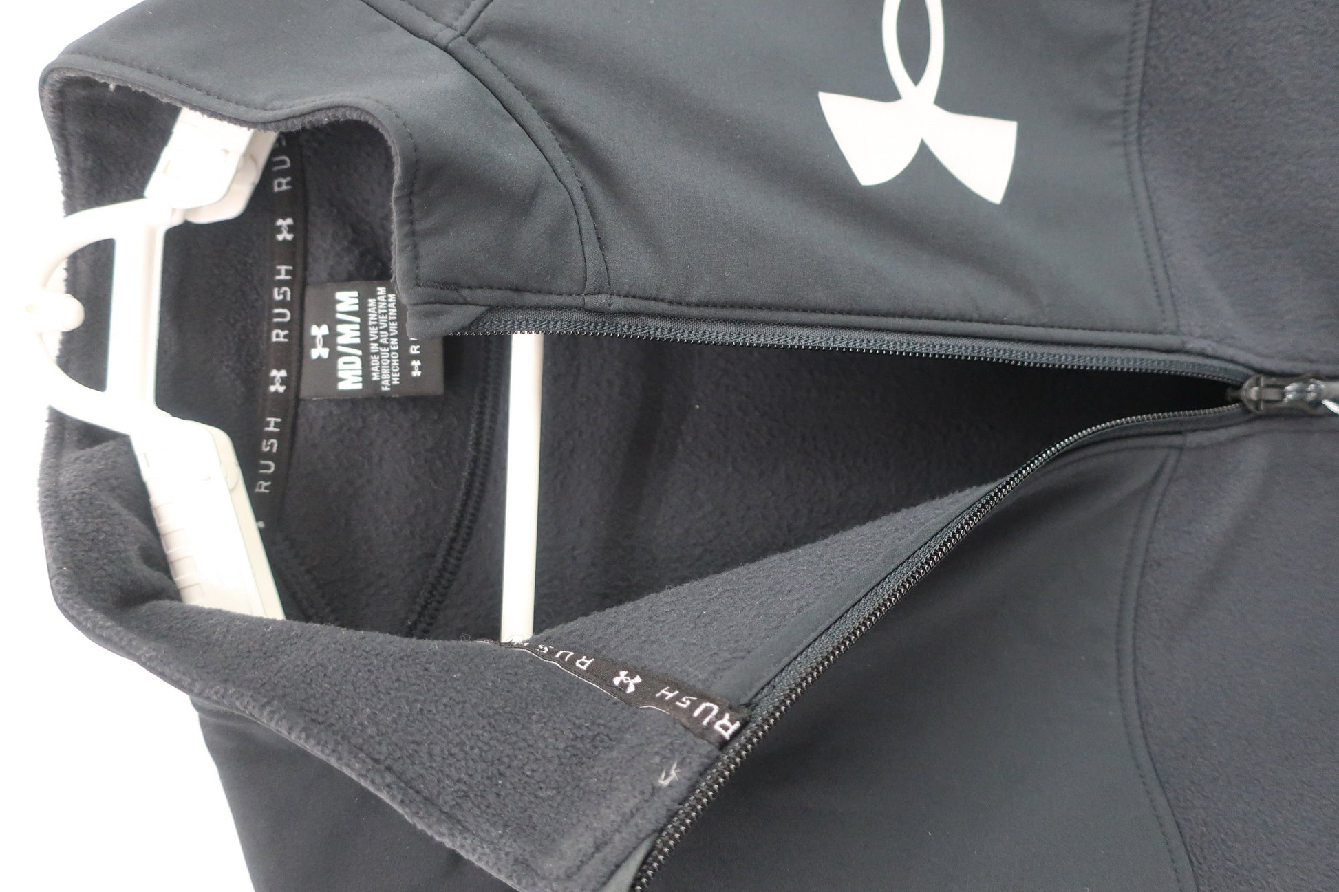 UNDER ARMOUR(アンダーアーマー) フリースジャケット 黒 メンズ M B-7