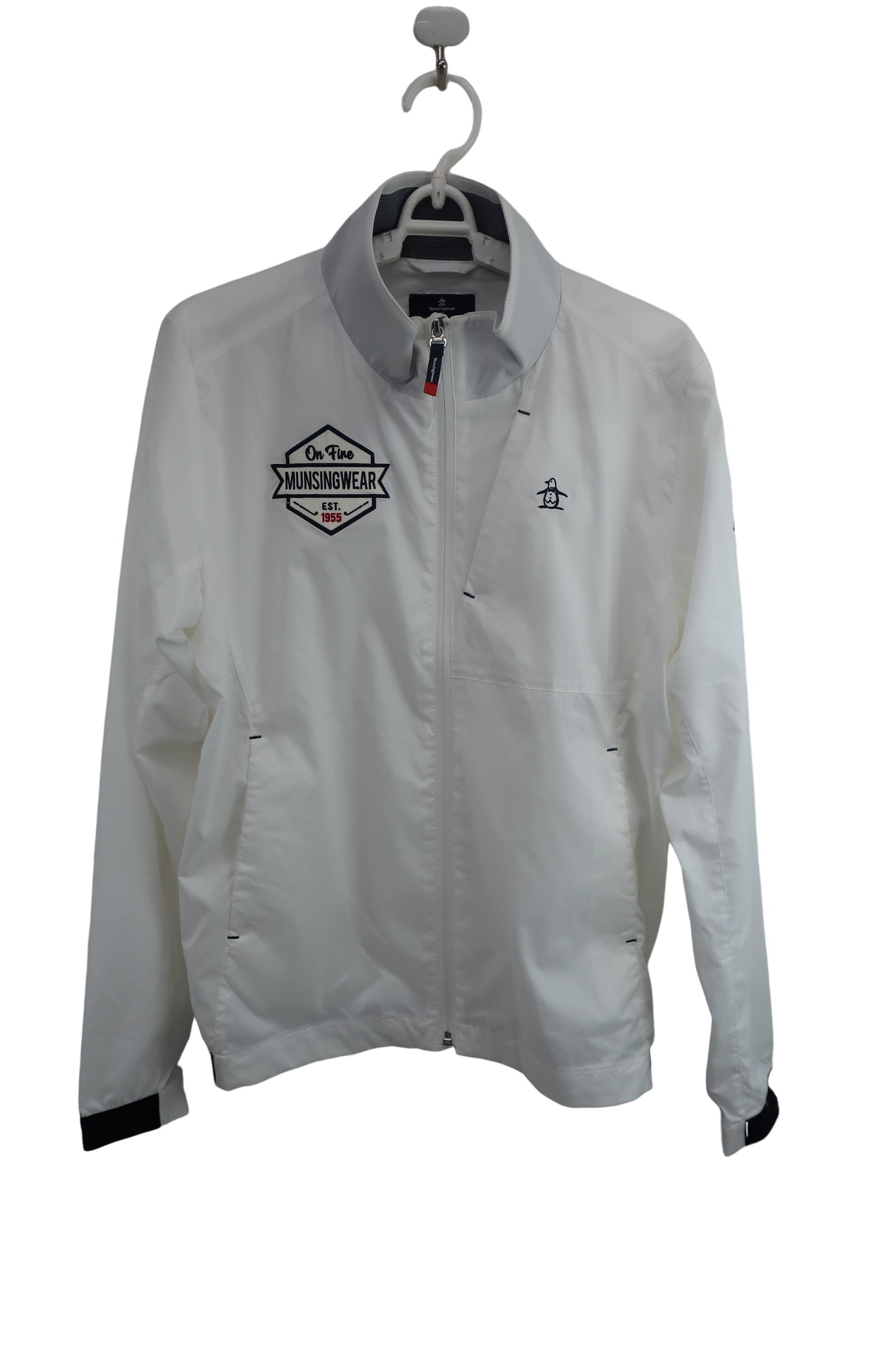 Munsingwear(マンシングウェア) ナイロンブルゾン 白 メンズ M A-1