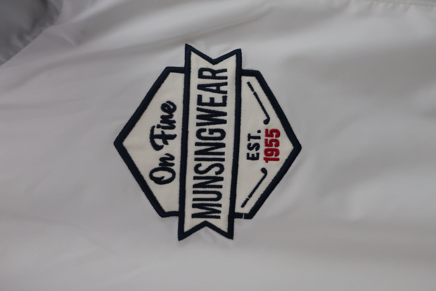 Munsingwear(マンシングウェア) ナイロンブルゾン 白 メンズ M A-4