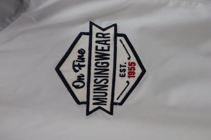 Munsingwear(マンシングウェア) ナイロンブルゾン 白 メンズ M A-4