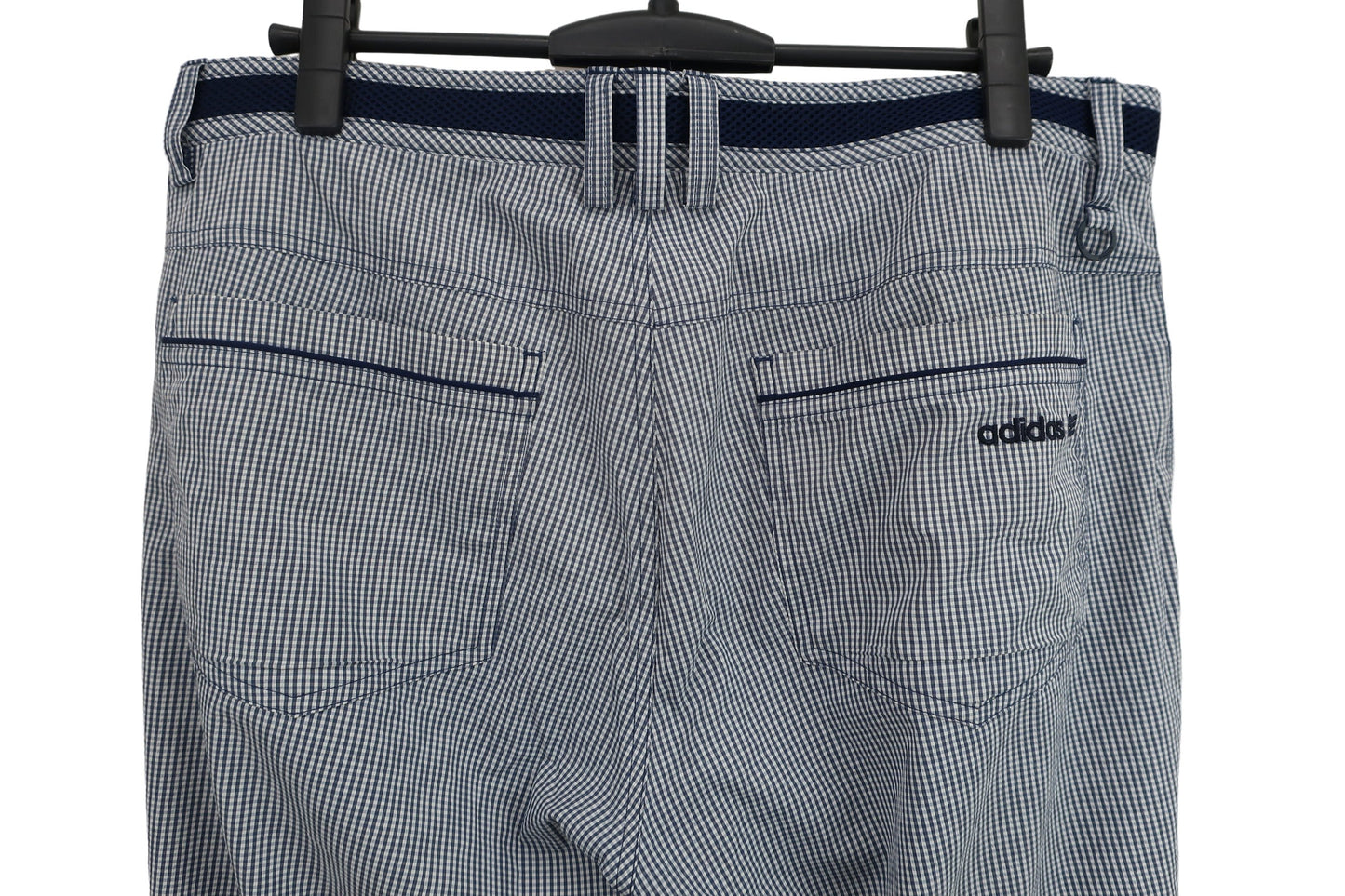 adidas(アディダス) パンツ 青チェック メンズ 91 A-6