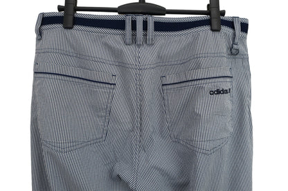 adidas(アディダス) パンツ 青チェック メンズ 91 A-6