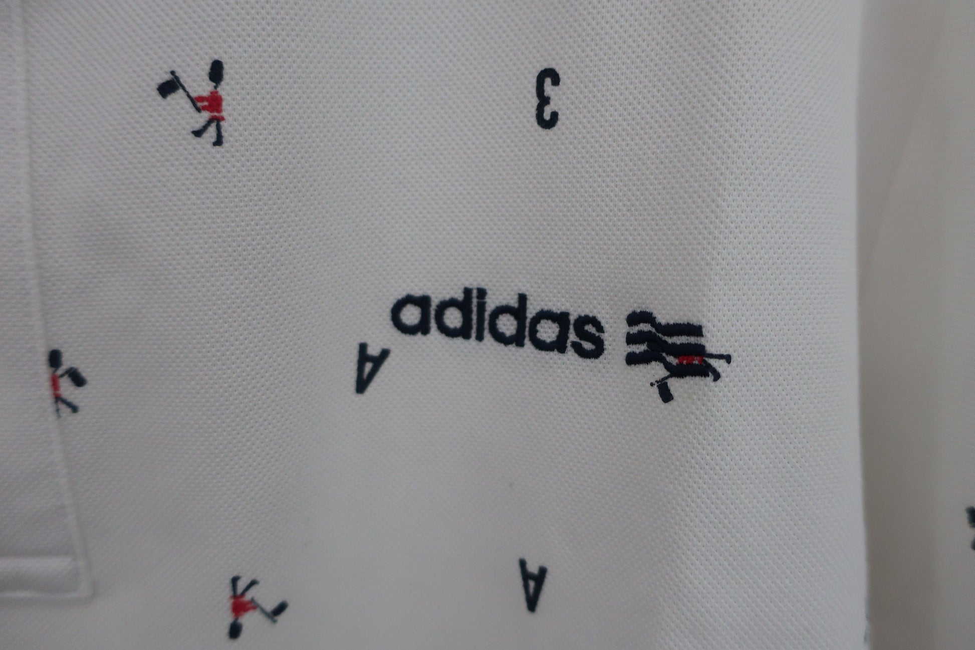 adidas(アディダス) ポロシャツ 白 メンズ O/XG A-2