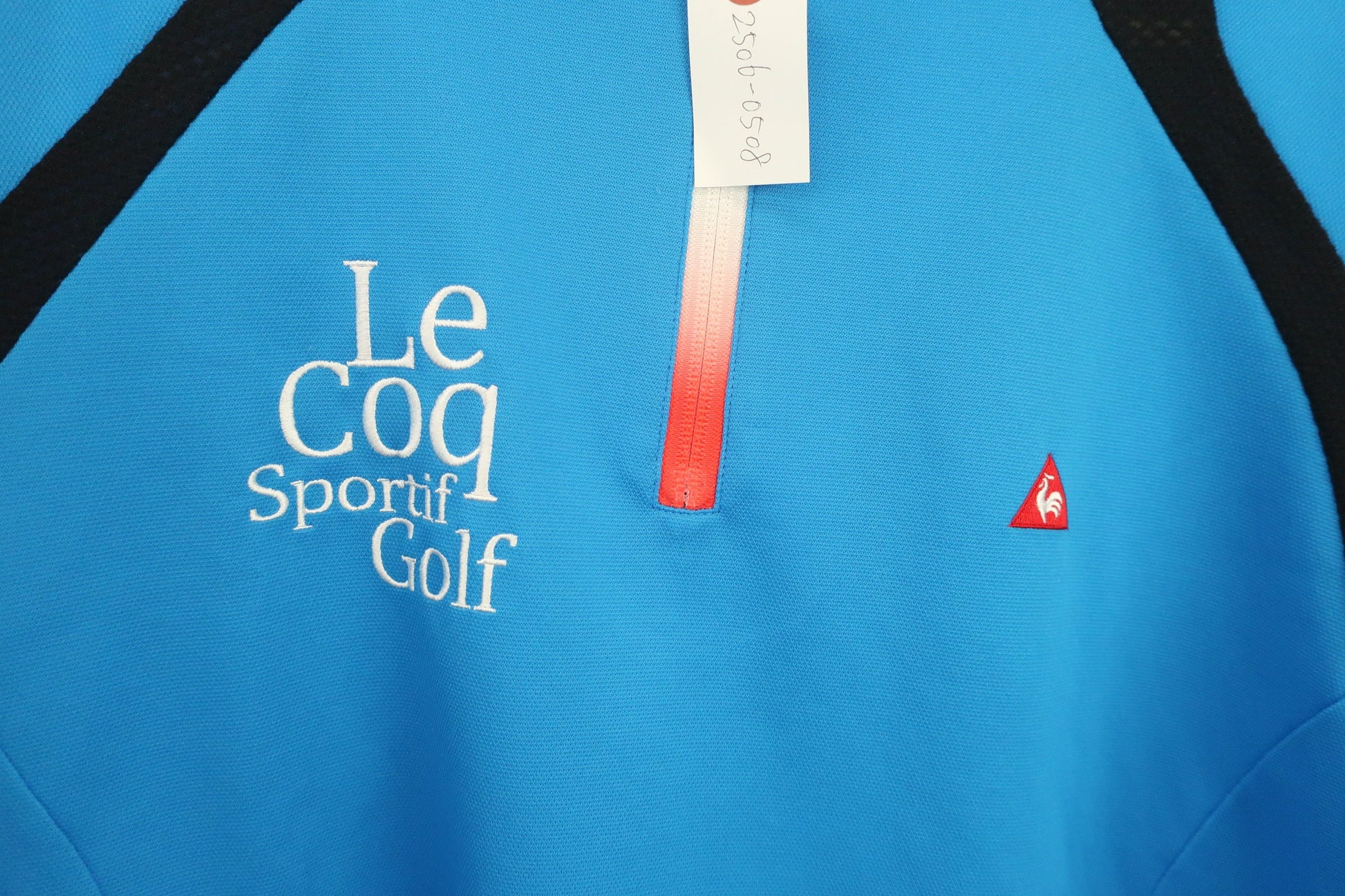 le coq sportif(ルコックスポルティフ) ハーフジップシャツ 水色 メンズ LL B-2