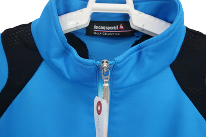 le coq sportif(ルコックスポルティフ) ハーフジップシャツ 水色 メンズ LL B-4