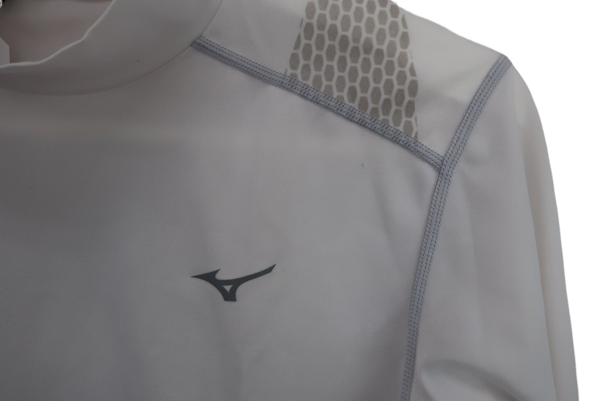 MIZUNO(ミズノ) ハイネックシャツ 白 メンズ XL A-2