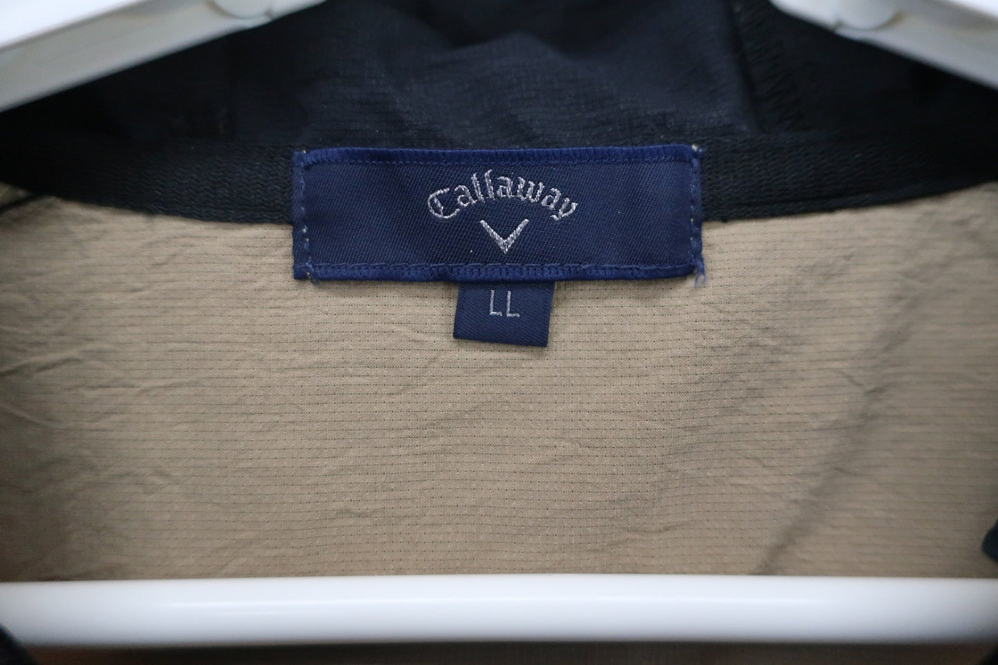 Callaway(キャロウェイ) パーカー ベージュ黒 メンズ LL C22115101 A-3