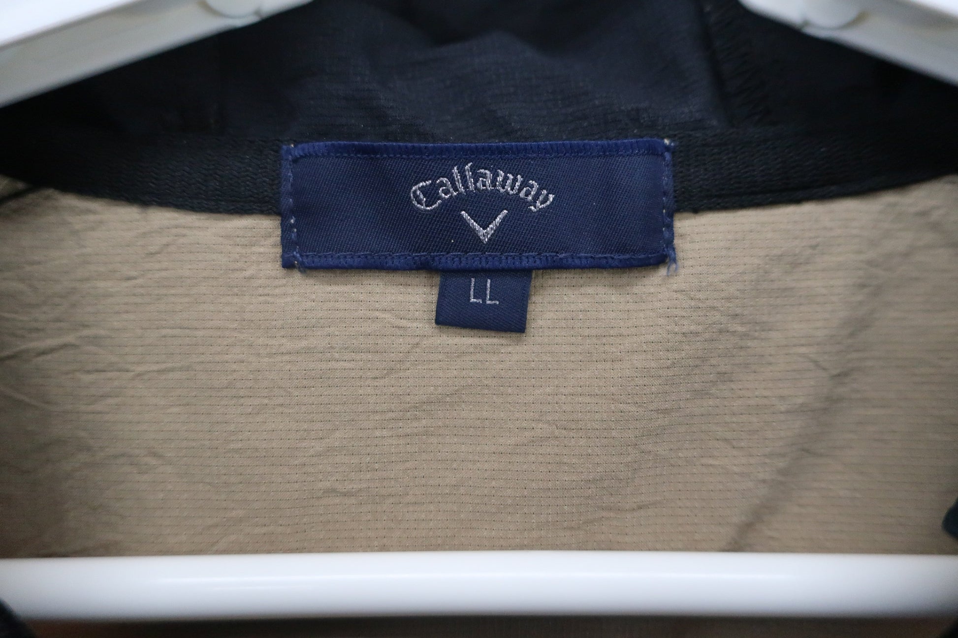 Callaway(キャロウェイ) パーカー ベージュ黒 メンズ LL C22115101 A-3