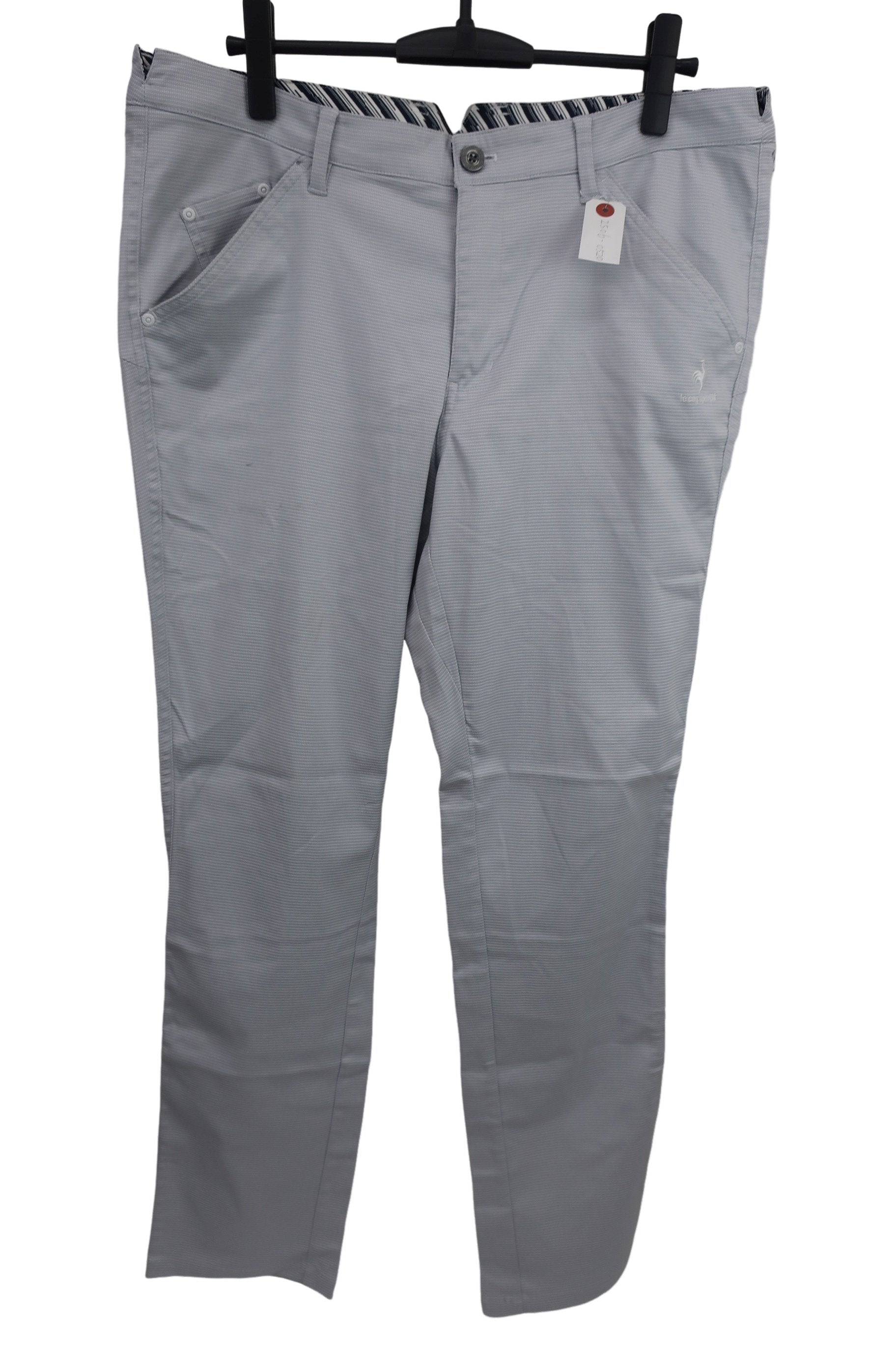 le coq sportif(ルコックスポルティフ) パンツ 白グレー総柄 メンズ 92 A-1