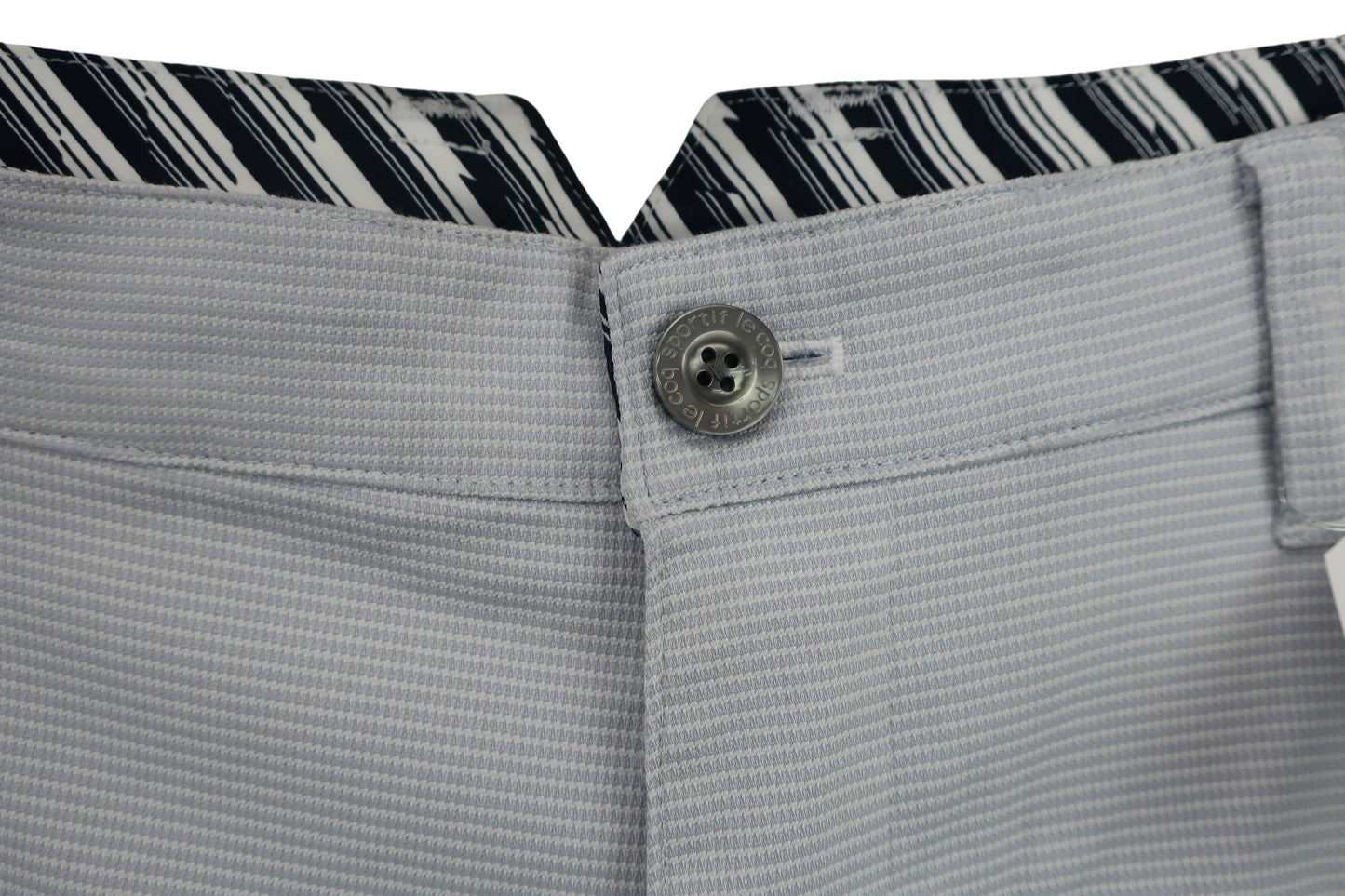 le coq sportif(ルコックスポルティフ) パンツ 白グレー総柄 メンズ 92 A-2