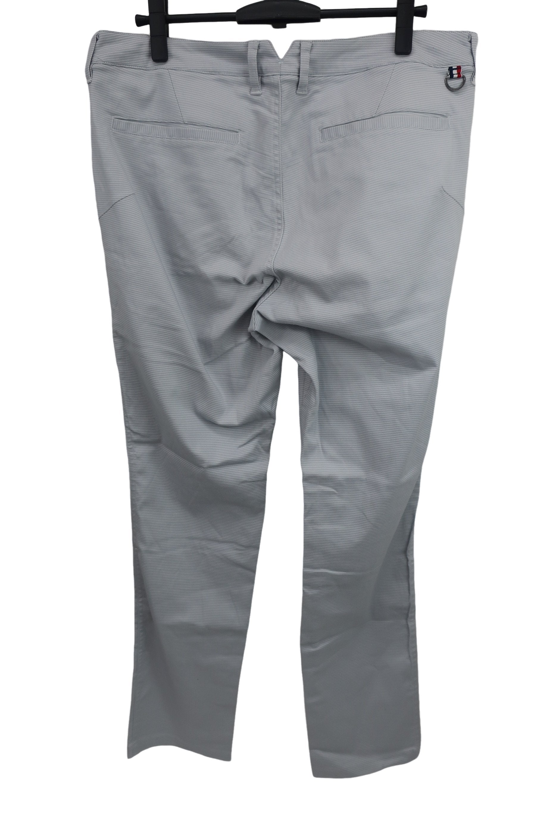 le coq sportif(ルコックスポルティフ) パンツ 白グレー総柄 メンズ 92 A-5