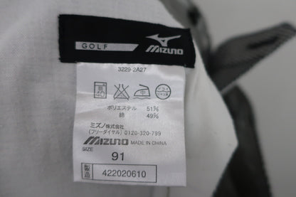 MIZUNO(ミズノ) パンツ 白黒千鳥柄 メンズ 91 A-9