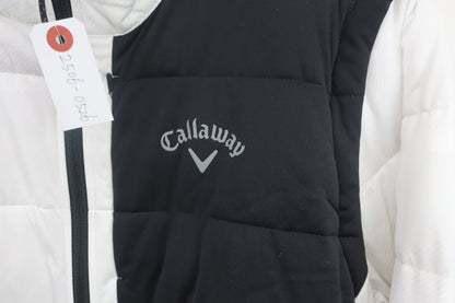 Callaway(キャロウェイ) 中綿ジャケット 白黒 メンズ 3L C22215108 A-2